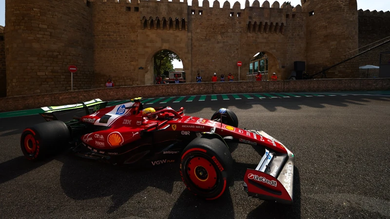 Fórmula 1 2025: Ferrari sueña con los mejores tiempos del viernes en Bakú