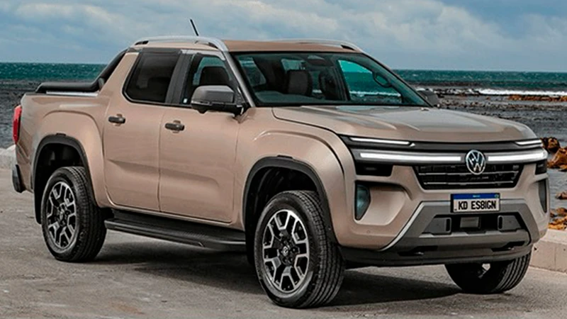 Así podría ser la nueva VW Amarok hecha en Argentina
