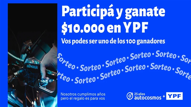 Sorteo: Ahorra en tu tanque con Autocosmos e YPF Edición enero