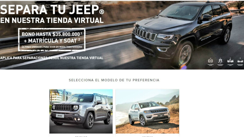 Plataforma de comercialización Jeep Store