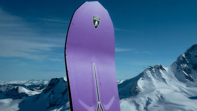 Conoce el nuevo snowboard de Lamborghini