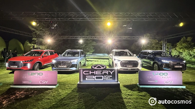 Chery celebra con nuevos modelos sus 20 años de presencia en Chile