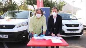 Peugeot Chile hace aporte a comuna de Huechuraba en el marco del Covid-19