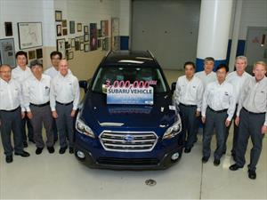 Subaru alcanza 3 millones de vehículos producidos en Estados Unidos 