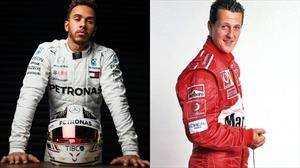 Schumacher y Hamilton, dos grandes de la F1