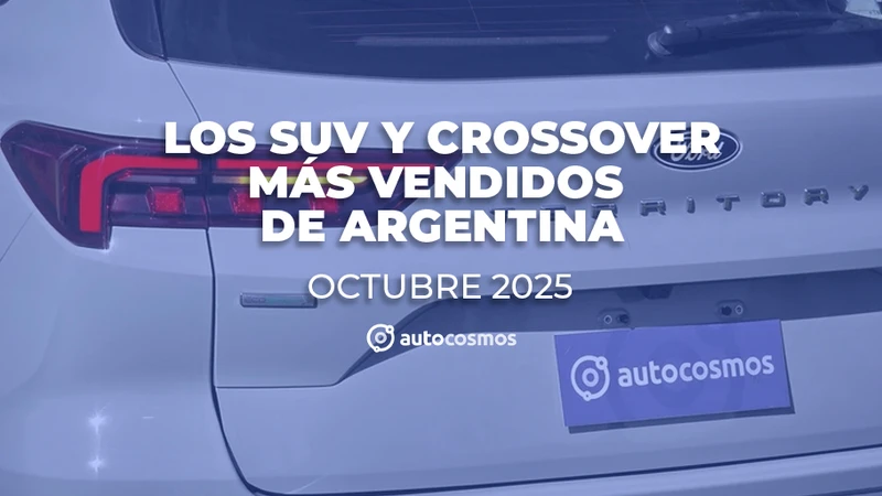 Los SUV y crossover más vendidos de Argentina en octubre de 2025