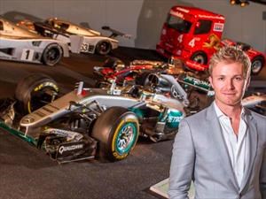 Nico Rosberg y su F1 W07 llegan al Museo de Mercedes-Benz