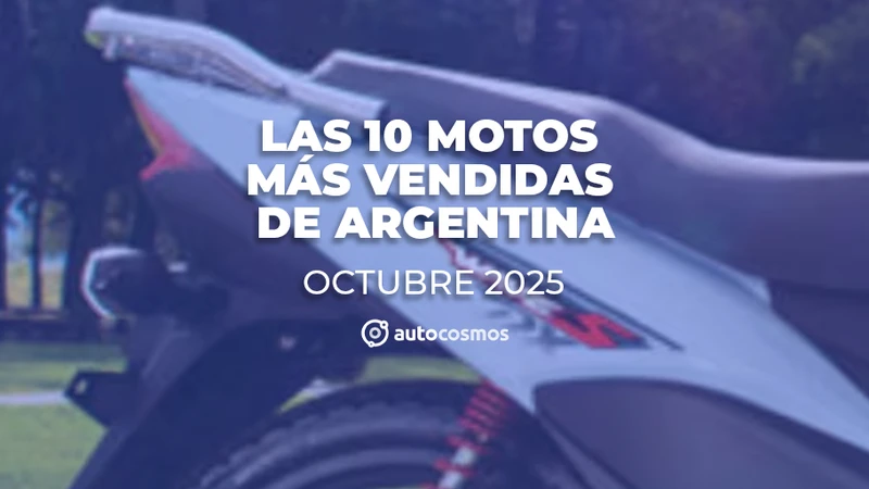 Las motos 0km más vendidas de Argentina en octubre de 2025