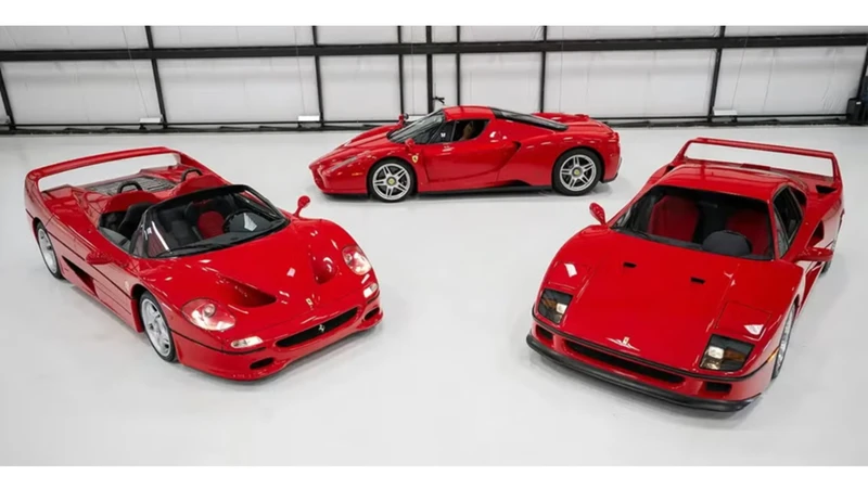 Ferrari F40, F50 y Enzo a subasta, esta icónica trilogía podría estar en tus manos