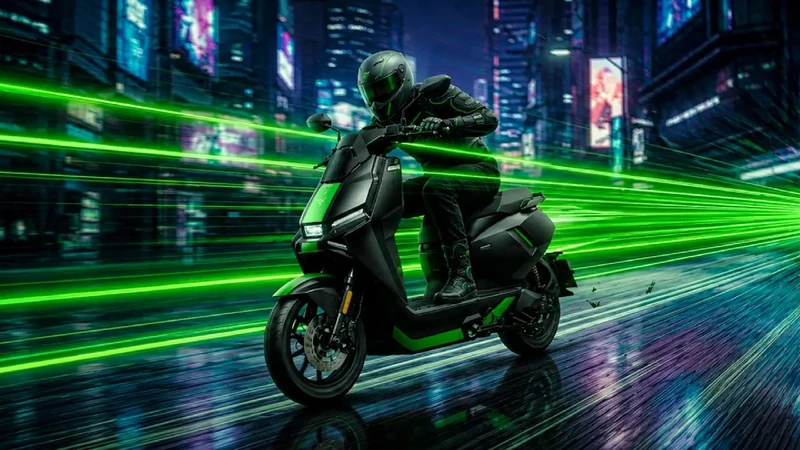 FQiX x Razer Special Edition, la moto eléctrica con ADN gamer de Razer y NIU