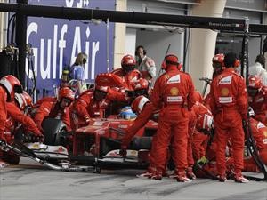 Ferrari rompe el récord del cambio de neumáticos más rápido en la Fórmula 1