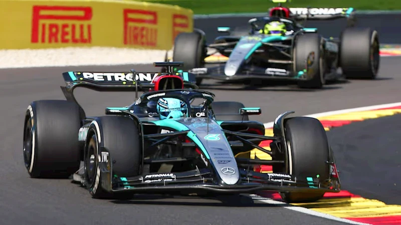 F1 2024: Mercedes se lleva todo en el GP de Bélgica