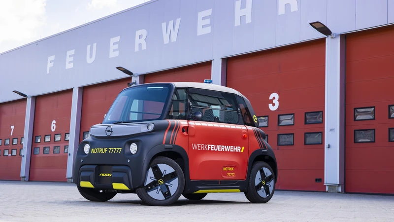 Pequeño bombero: el Rocks-e EV de Opel será un auto de respuesta rápida en Alemania