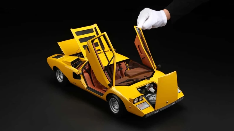 El sueño del pibe: mirá este Lamborghini Countach a escala