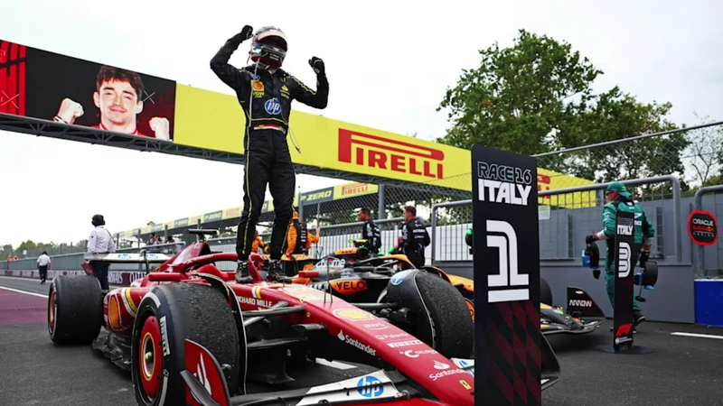 F1 2024: Charles Leclerc logró un triunfo significativo en el GP de Italia