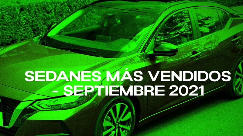 Sedanes más vendidos en Colombia en septiembre de 2021