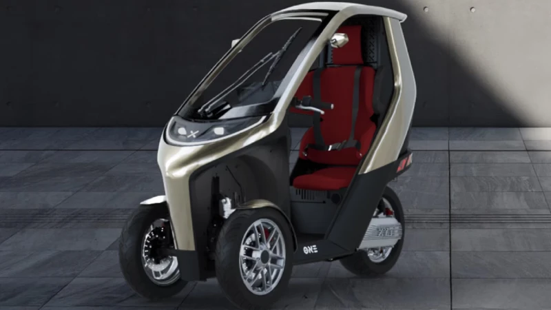 Xyte One: el vehículo eléctrico que combina escúter y microauto para la ciudad