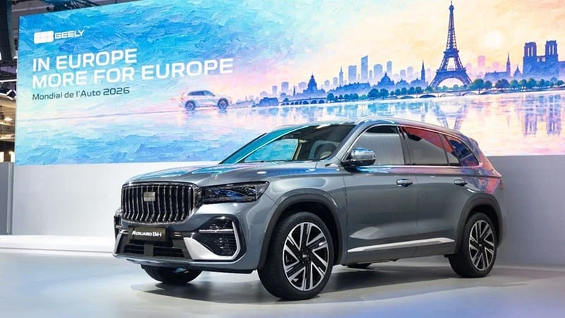 París 2026: Geely Monjaro con tecnología EM-i debuta en Europa