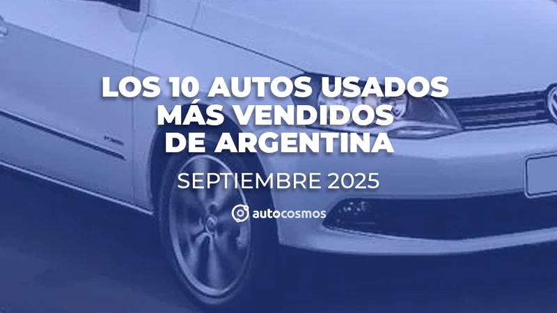 Los autos usados más vendidos de Argentina en septiembre de 2025