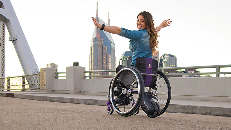 Mira este impulsor eléctrico adaptable a cualquier silla de ruedas
