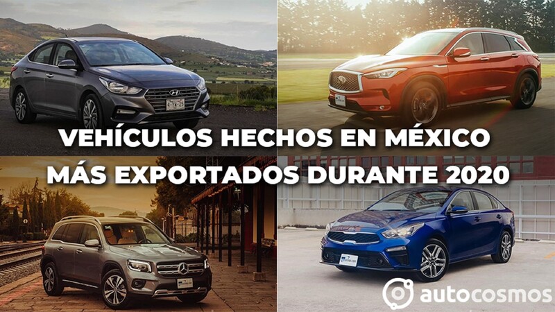 Los autos hechos en México más exportados durante 2020