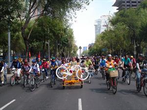 La Ciudad de México celebra el Día mundial sin auto