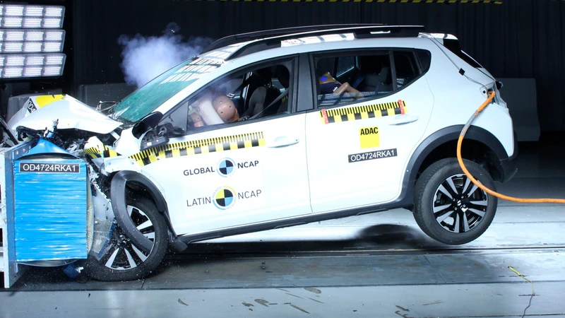 Así le fue al Renault Kardian en las pruebas de seguridad de Latin NCAP