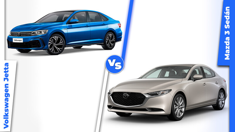 Volkswagen Jetta 2022 VS Mazda3 Sedán 2022 ¿cuál es mejor compra?