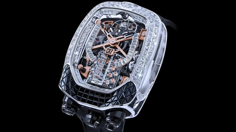 Cristiano Ronaldo tiene un reloj de Bugatti y es carísimo