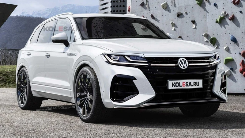 Volkswagen Touareg se acerca al facelift y así se lo imagina Kolesa
