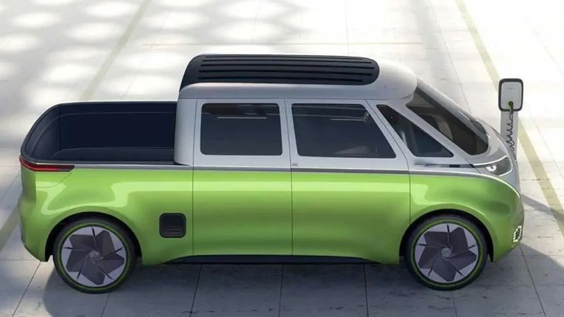 Volkswagen ya se imagina una versión pick up del I.D. Buzz