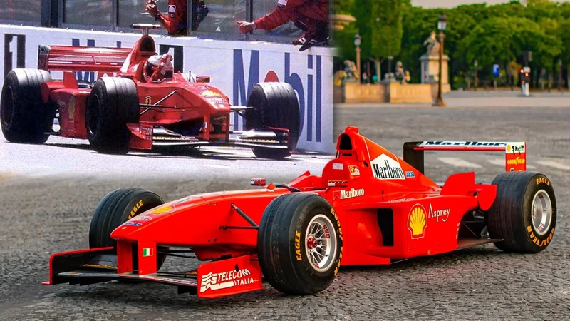 La Ferrari más ganadora de Schumacher en 1998 será subastada