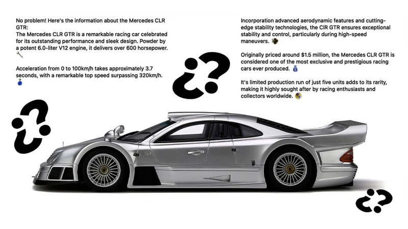 Mercedes-Benz CLK GTR: el auto favorito de los bots de Instagram