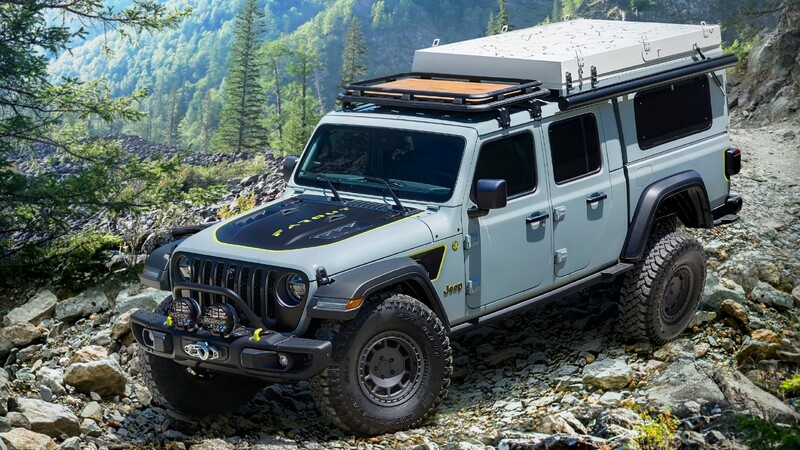 Jeep Gladiator Farout Concept, casa rodante para aventuras extremas