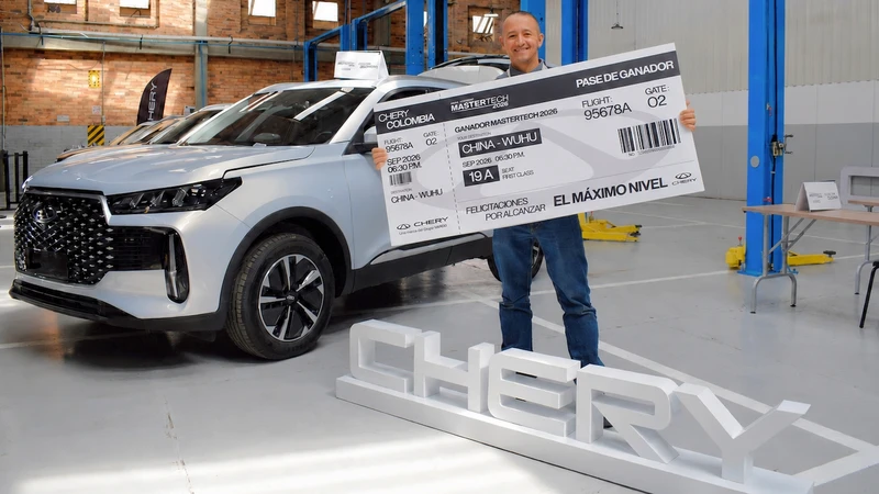 Chery Colombia eligió a su mejor técnico de posventa para la final mundial MasterTech 2026 en China