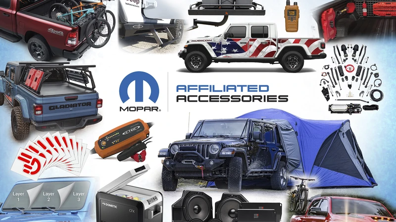 Mopar Affiliated Accessories:  compra en línea, recibe e instalar en agencia con garantía