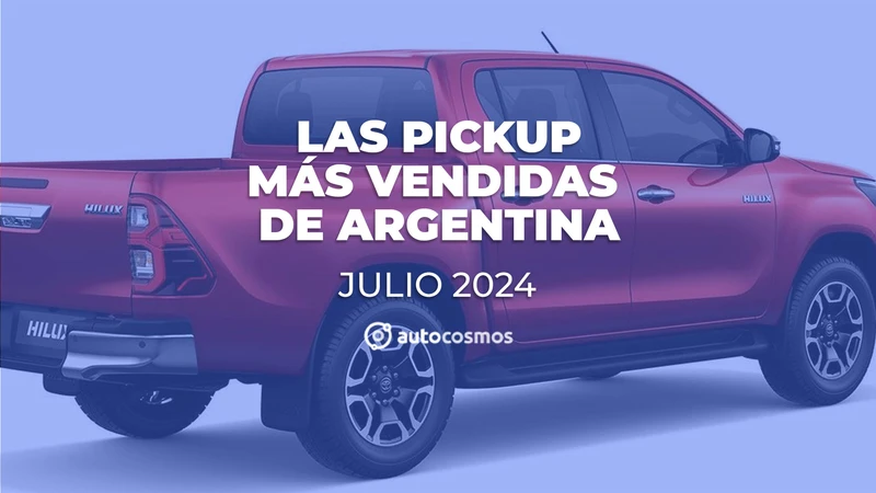 Las pickups más vendidas de Argentina en julio de 2024