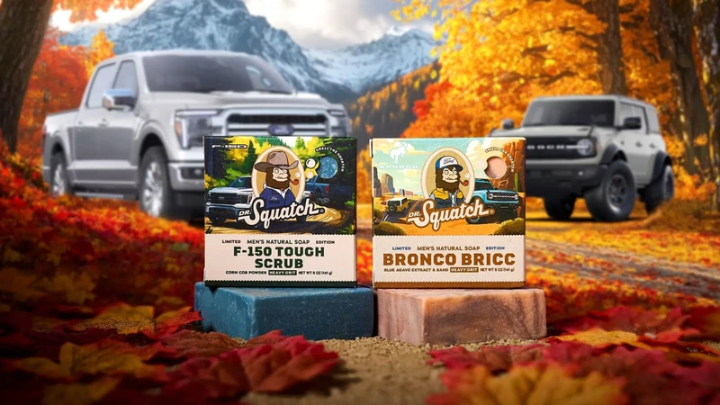 Ford lanza línea de jabones de baño inspirada en la pick-up F-150