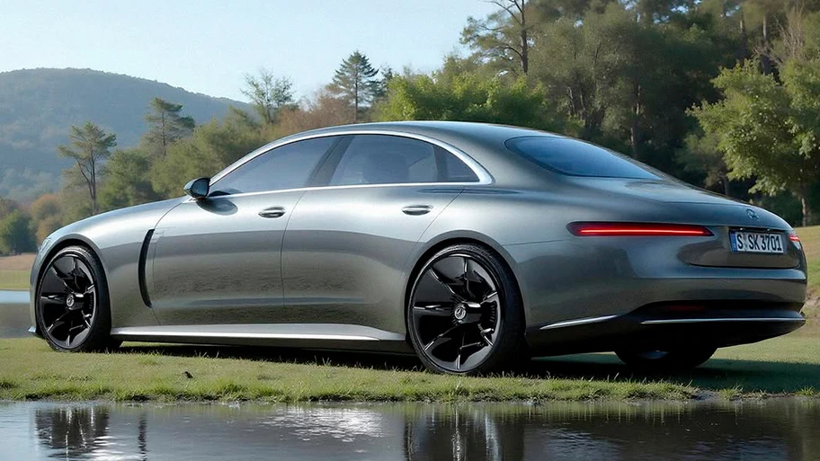 Así sería un Mercedes-Benz Clase S con la estética del Vision Iconic - Autocosmos
