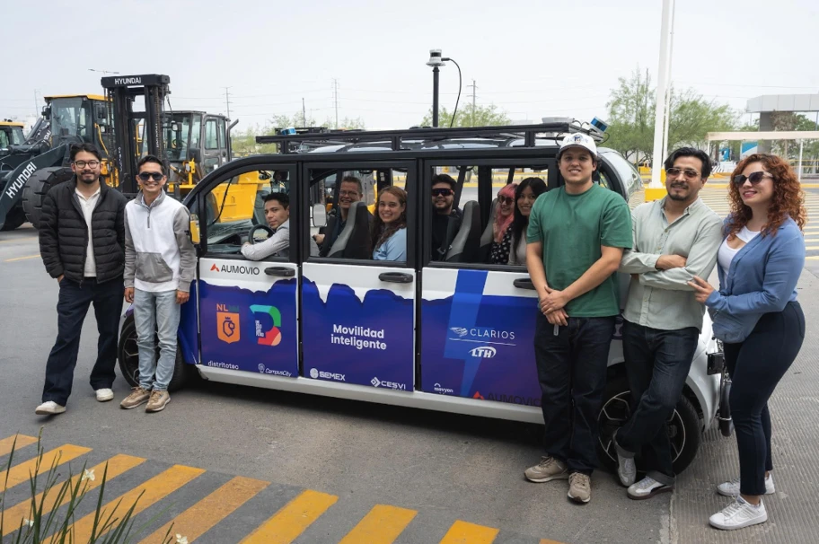 Mia, el minibus autónomo de Clarios y el Tec de Monterrey - Autocosmos