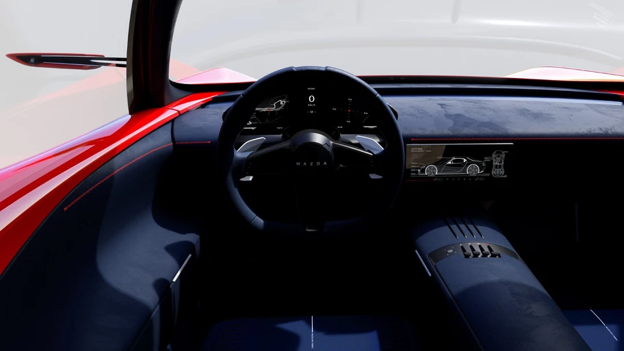 Imagen del interior del Mazda Iconic SP concept