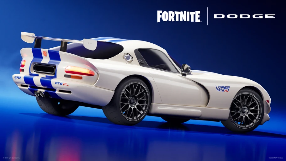 Dodge Viper GTS-R llega a Fortnite y Rocket League - Autocosmos
