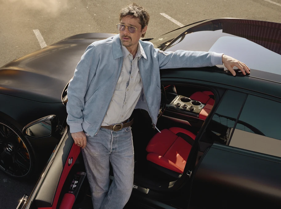 Brad Pitt y Mercedes-AMG