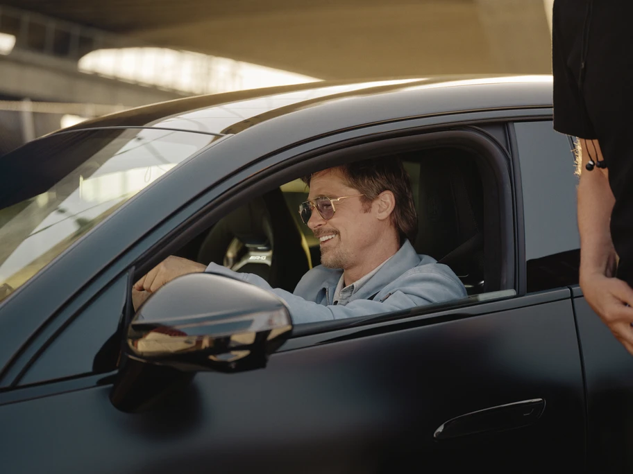 Brad Pitt y Mercedes-AMG