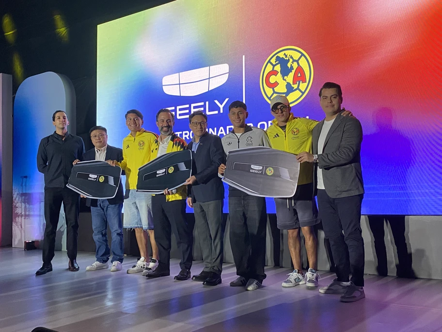 Geely entrega 15 vehículos al Club América como parte de su patrocinio - Autocosmos