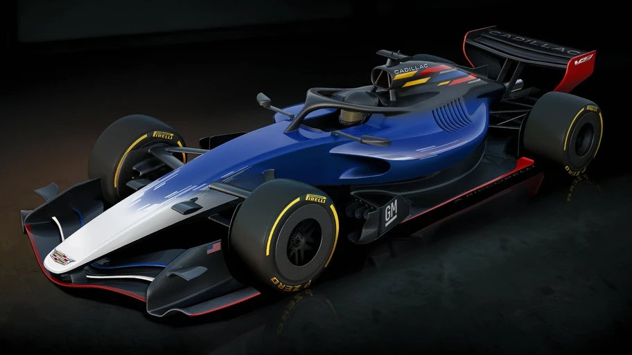 Imagen del prototipo de monoplaza de Cadillac para la Fórmula 1