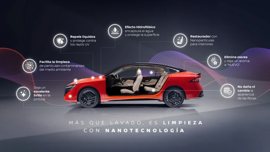 Nissan utiliza nanotecnología para mantener tu auto limpio hasta por 30 días - Autocosmos