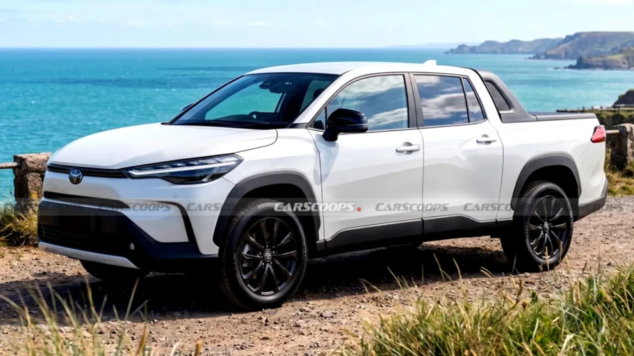 Toyota Corolla Cross Pickup es captada con camuflaje en Brasil - Autocosmos