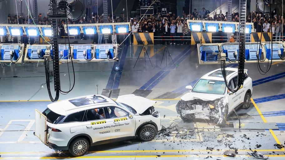 Prueba de impacto Tiggo 9