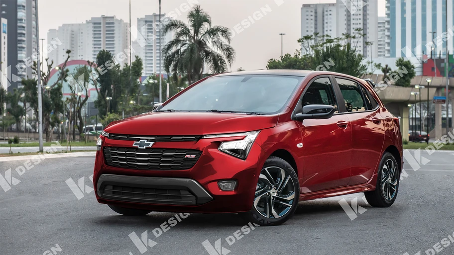 The New Design Of The Chevrolet Onyx Is Starting To Get Closer